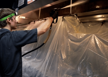 commercial kitchen hood cleaning