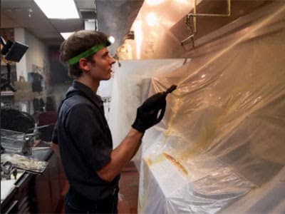 commercial kitchen exhaust hood cleaning